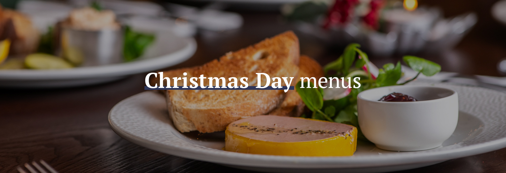 Christmas Day Menu at The Garden Gate