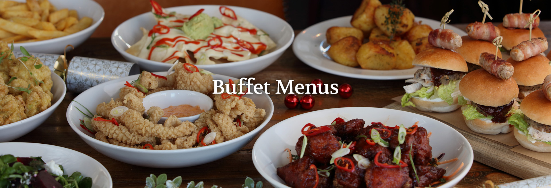 Festive Buffet Menu at The Garden Gate 