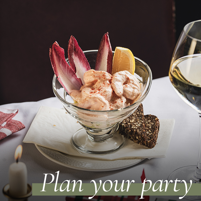 Make a group booking. Christmas at The Garden Gate in London