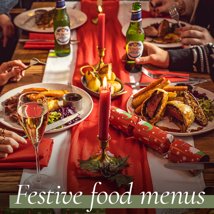 View our Christmas & Festive Menus. Christmas at The Garden Gate in London
