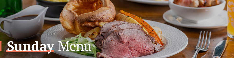 Sunday Menu at The Garden Gate
